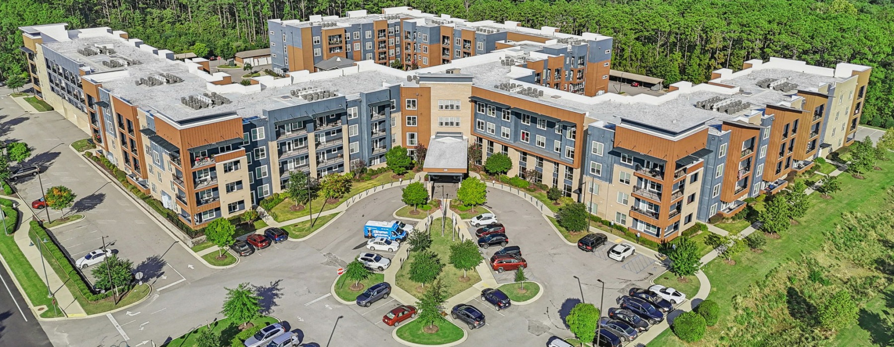 exterior of the building
