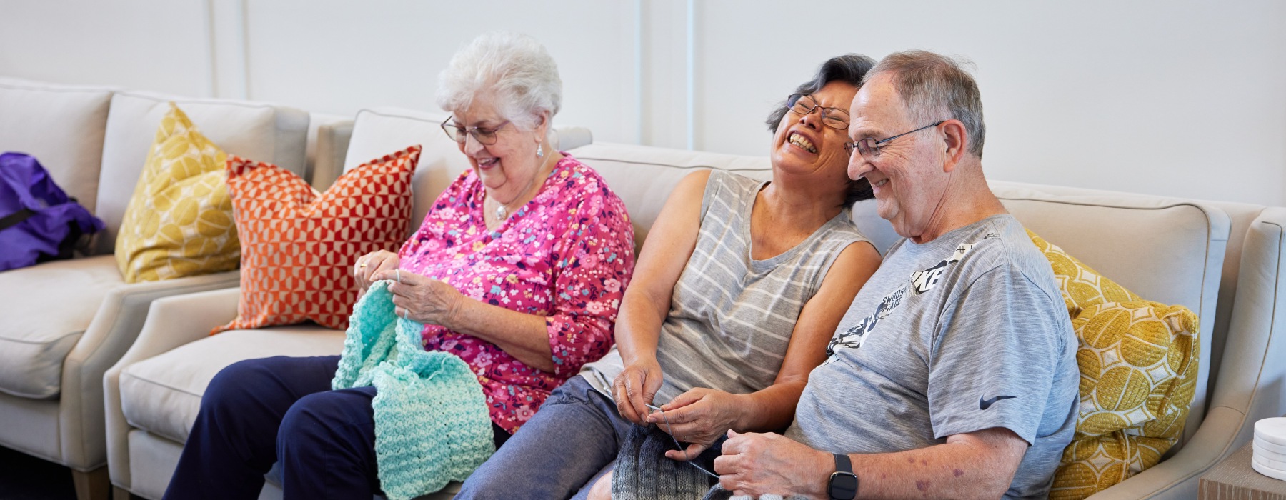 residents having fun